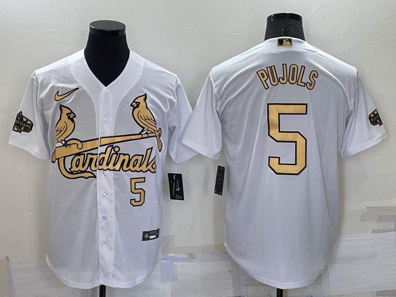 Men St.Louis Cardinals #5 Pujols White 2022 All Star Nike MLB Jerseys->st.louis cardinals->MLB Jersey